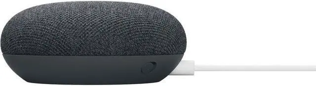 Alt view image 9 of 19 - Google Nest Mini 2nd Generation Smart Speaker, Charcoal GA00781-US