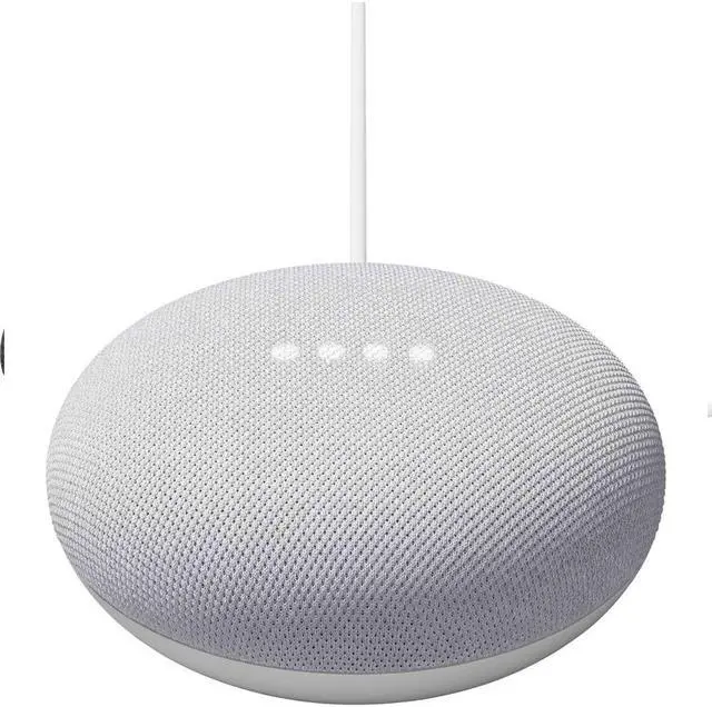 Alt view image 11 of 20 - Google Nest Mini 2nd Generation Smart Speaker, Chalk GA00638-US