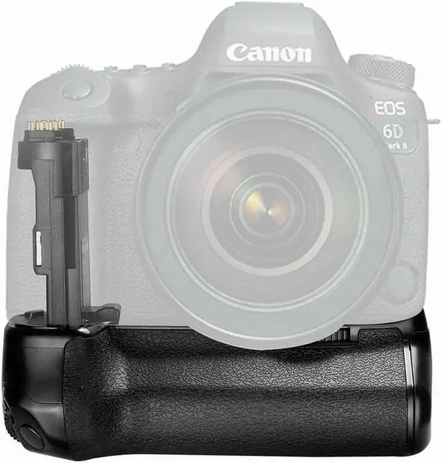 Alt view image 4 of 5 - Vivitar BG-E21  Deluxe Battery Power Grip for Canon 6D Mark II Digital SLR