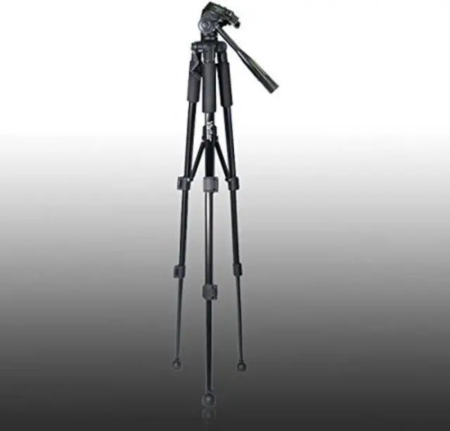 Alt view image 7 of 10 - Vivitar VPT3662 62-Inch Tripod (Black)