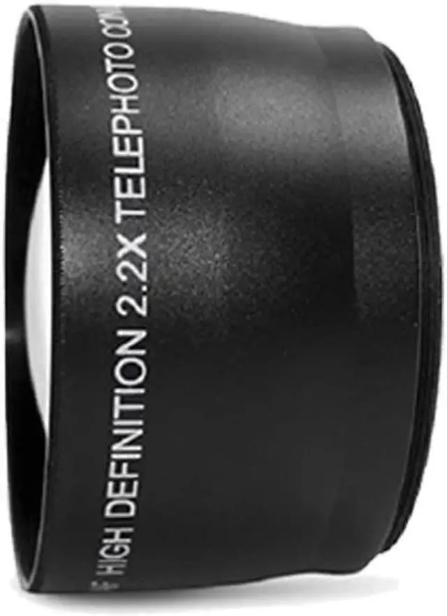 Alt view image 2 of 5 - 49mm 2X HD Multi-Coated Telephoto with Wide Angle Filter Kit for 49mm Thread Lens