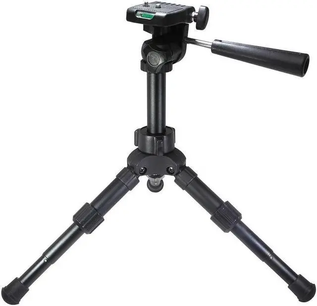 Alt view image 12 of 18 - Vidpro Heavy Duty Table Top Tripod with 3-Way Pan Head TT-12