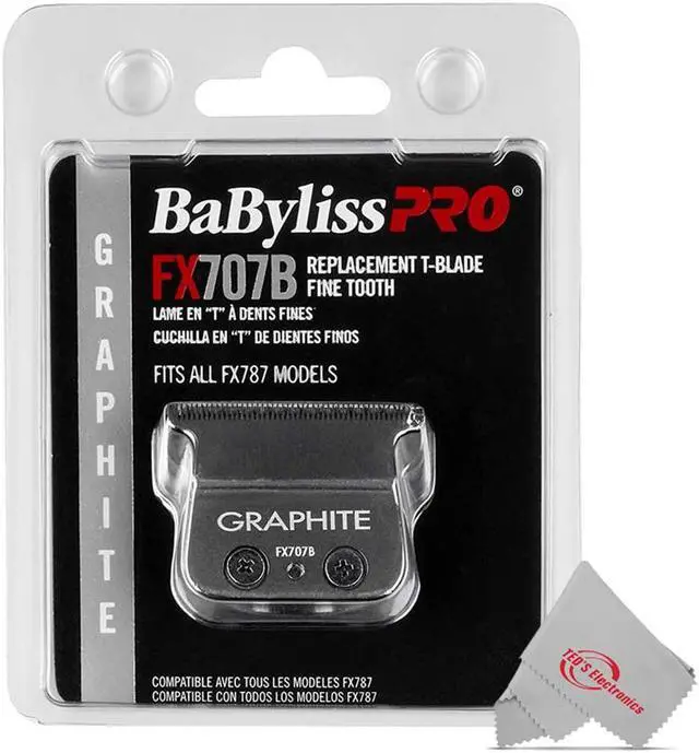 Alt view image 3 of 4 - BaByliss PRO FX707B Graphite Fine Tooth Replacement T Blade Fits All FX787 Models