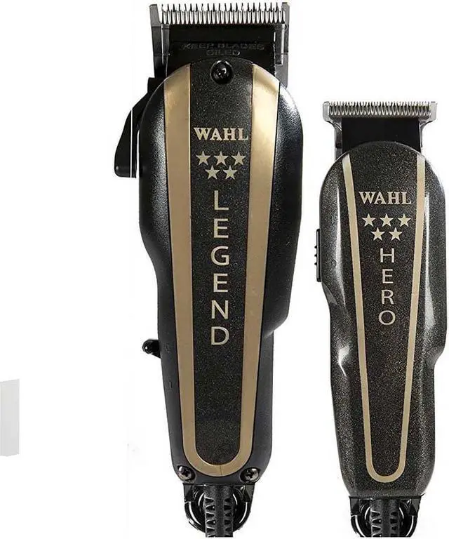 Alt view image 3 of 7 - WAHL Professional Trimmer HERO & Hair Clipper LEGEND 5 Star Barber Combo 8180