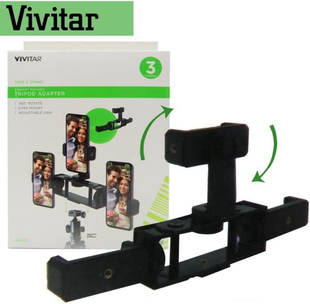 Alt view image 2 of 3 - Vivitar 60" Tripod + Phone Adapter Accessory Kit