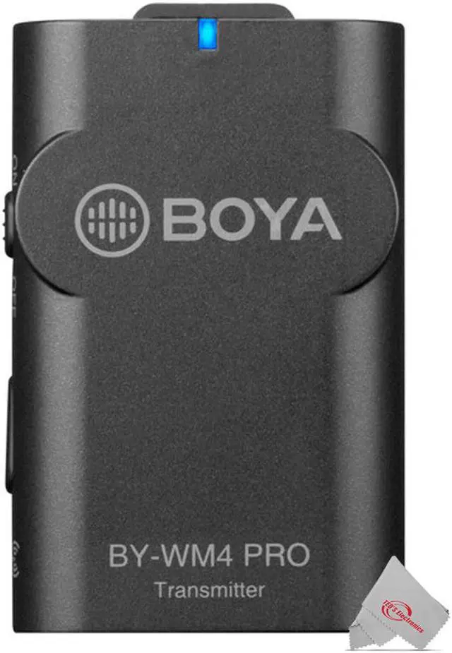 Alt view image 5 of 7 - Boya BY-WM4 PRO-K2 Two-Person Digital Camera-Mount Wireless Omni Lavalier Microphone System (2.4 GHz)