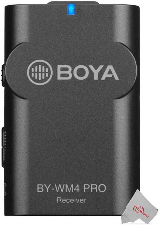 Alt view image 4 of 7 - Boya BY-WM4 PRO-K2 Two-Person Digital Camera-Mount Wireless Omni Lavalier Microphone System (2.4 GHz)