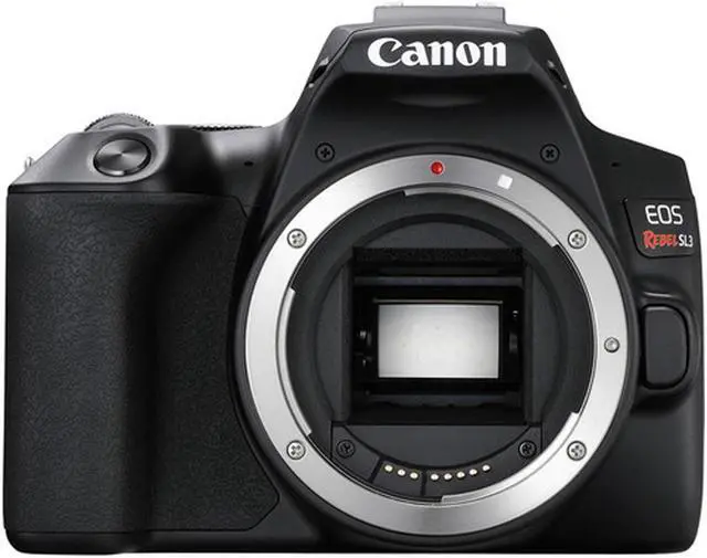 Alt view image 5 of 11 - Canon EOS Rebel SL3 DSLR Digital Camera (Black) Body Only (Kit Box)