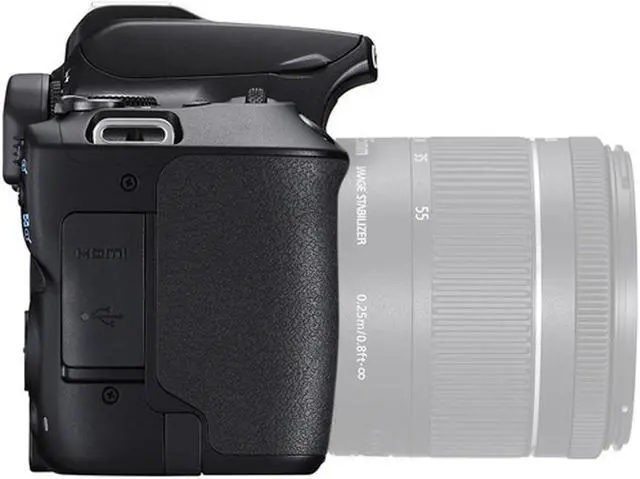Alt view image 9 of 11 - Canon EOS Rebel SL3 DSLR Digital Camera (Black) Body Only (Kit Box)