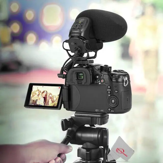 Alt view image 4 of 7 - Vidpro XM-50 Professional On-Camera Condenser Shotgun Video Microphone