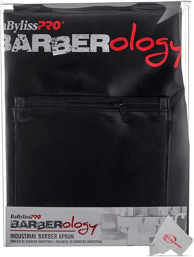 Alt view image 3 of 5 - Babyliss Pro Barberology Industrial Barber Apron #BBAPRON