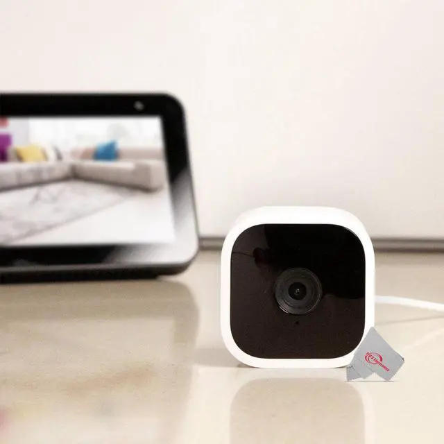 Alt view image 11 of 20 - Blink Mini Compact indoor plug-in smart security camera 1080 HD video motion detection Works with Alexa – 1 camera White