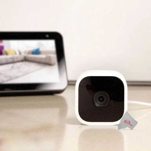 Alt view image 3 of 7 - 3x Blink Mini Compact Indoor Plug-in HD Smart Security Camera, 1080HD Video, Works with Alexa