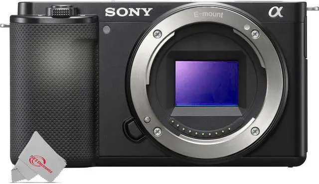 Alt view image 6 of 20 - Sony ZV-E10 Mirrorless 24.2MP 4K Digital Camera Body Black
