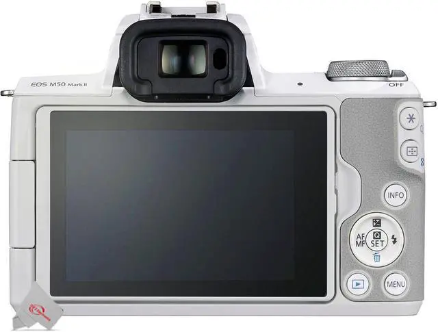 Alt view image 10 of 20 - Canon EOS M50 Mark II + EF-M 15-45mm is STM Kit White