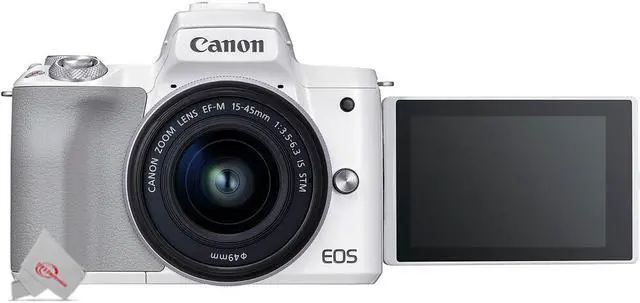 Alt view image 15 of 20 - Canon EOS M50 Mark II + EF-M 15-45mm is STM Kit White