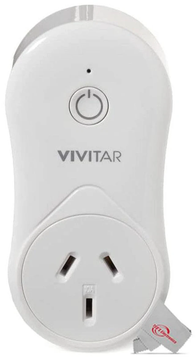 Main image of Vivitar Smart Home Wi-Fi Outlet + USB Port Compatible with Alexa and Google Home - No Hub Required