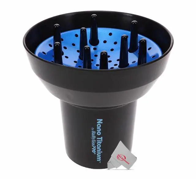 Alt view image 2 of 7 - CONAIR BABNTD3 BLACK FINGER DIFFUSER NANO TITANIUM UNIVERSAL