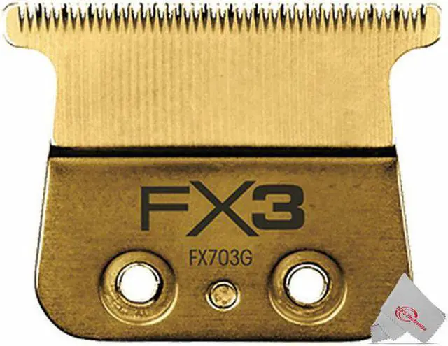 Alt view image 2 of 4 - 4x Babyliss Pro FX703G FX3 DLC Titanium Standard Tooth Ultra-Thin Blade Zero Gap Blade