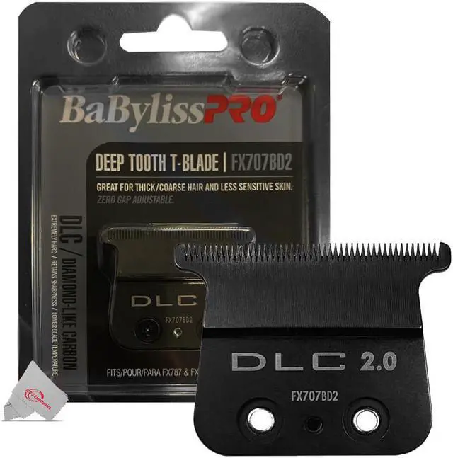 Alt view image 2 of 3 - Babyliss PRO FX707BD2 DLC 2.0MM Deep Tooth T-Blade