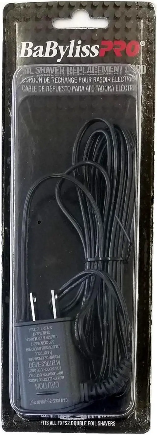 Alt view image 3 of 4 - Babyliss Pro Foil Shaver Replacement Power Cord Charger For FXFS2 Double Foil Shaver