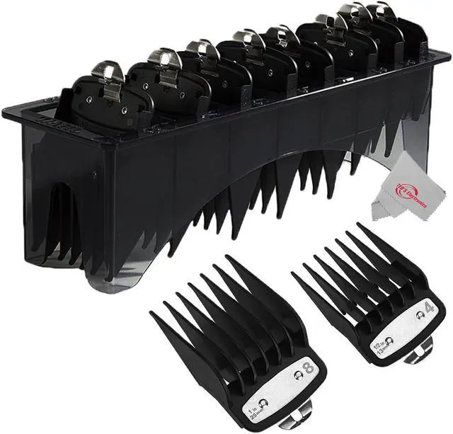Alt view image 4 of 4 - wahl professional premium black cutting guides #3171500  1/8" to 1"  fits all full size wahl clippers excludes detachable blade clippers  8 pack
