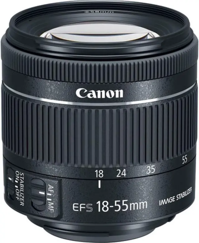 Alt view image 3 of 3 - Canon EOS 250D / Rebel SL3 APS-C CMOS Sensor 24MP DSLR Camera with EF-S 18-55mm f/4-5.6 IS STM Lens (Black)