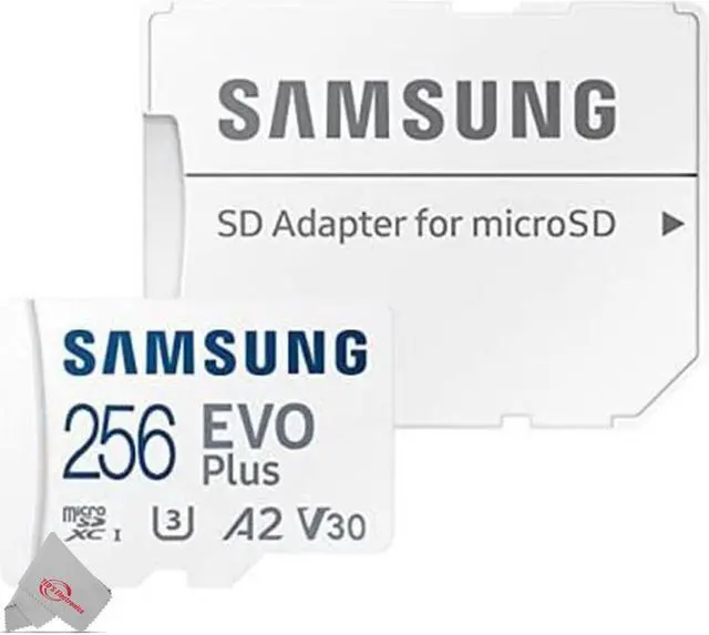 Alt view image 3 of 3 - 3x Samsung EVO Plus MicroSD 256GB, 130MBs Memory Card with Adapter