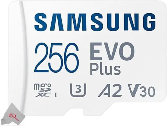 Alt view image 2 of 3 - 5x Samsung EVO Plus MicroSD 256GB, 130MBs Memory Card with Adapter