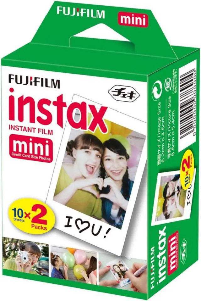 Alt view image 2 of 2 - Fujifilm 2x10 Film Mini Instax Film Pack - 10 Packs - 200 Exposures