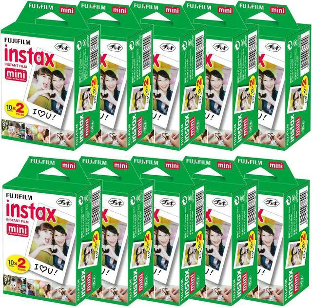 Main image of Fujifilm 2x10 Film Mini Instax Film Pack - 10 Packs - 200 Exposures