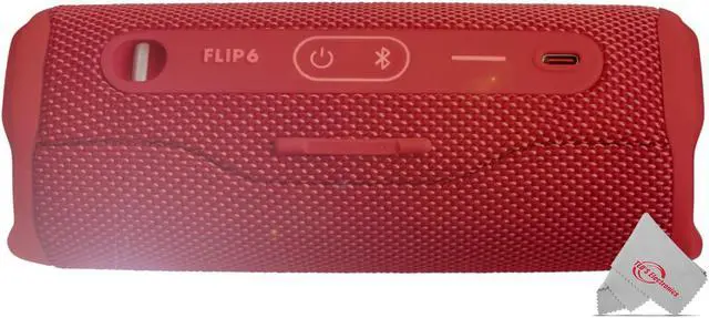 Alt view image 6 of 20 - Flip 6 Portable Bluetooth Splashproof IPX7 Waterproof Speaker - Red JBLFLIP6REDAM