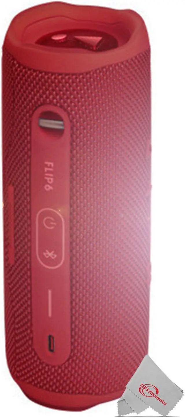 Alt view image 8 of 20 - Flip 6 Portable Bluetooth Splashproof IPX7 Waterproof Speaker - Red JBLFLIP6REDAM