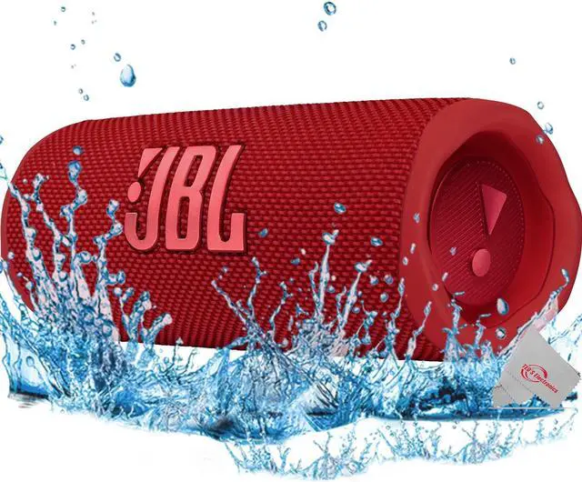 Alt view image 9 of 20 - Flip 6 Portable Bluetooth Splashproof IPX7 Waterproof Speaker - Red JBLFLIP6REDAM