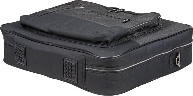 Alt view image 2 of 7 - Luxe Keyboard & Gear Bag for Small Keyboards, Mixers, Controllers, Drum Machines, and Audio Gear 17.5" x 14" x 4"