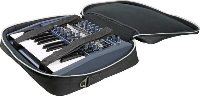 Alt view image 4 of 7 - Luxe Keyboard & Gear Bag for Small Keyboards, Mixers, Controllers, Drum Machines, and Audio Gear 17.5" x 14" x 4"