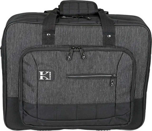 Alt view image 3 of 7 - Luxe Keyboard & Gear Bag for Small Keyboards, Mixers, Controllers, Drum Machines, and Audio Gear 17.5" x 14" x 4"