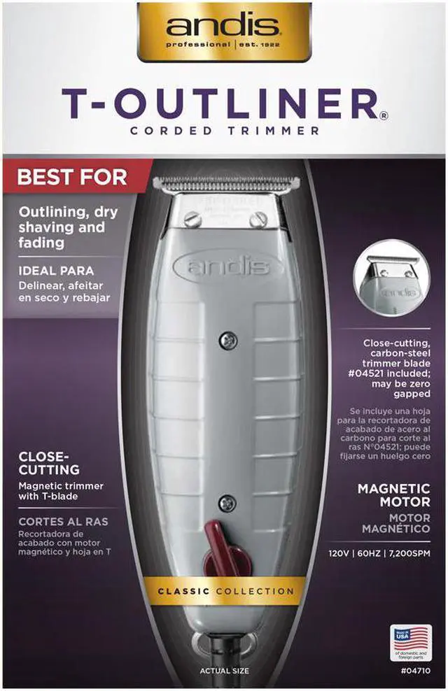 Alt view image 5 of 6 - Andis T-Outliner Hair Trimmer #04710