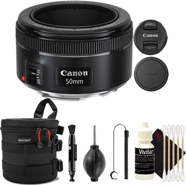 Main image of Canon EF 50mm f 1.8 STM Lens Bundle for EOS Rebel SL3, 80D, 90D, T100 And All Canon Digital SLR Cameras