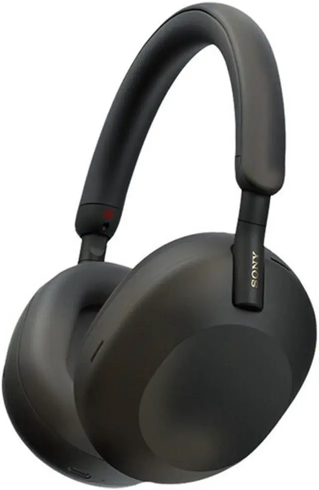 Alt view image 6 of 20 - Sony WH1000XM5B Noise-Canceling Over-Ear Headphones - Black