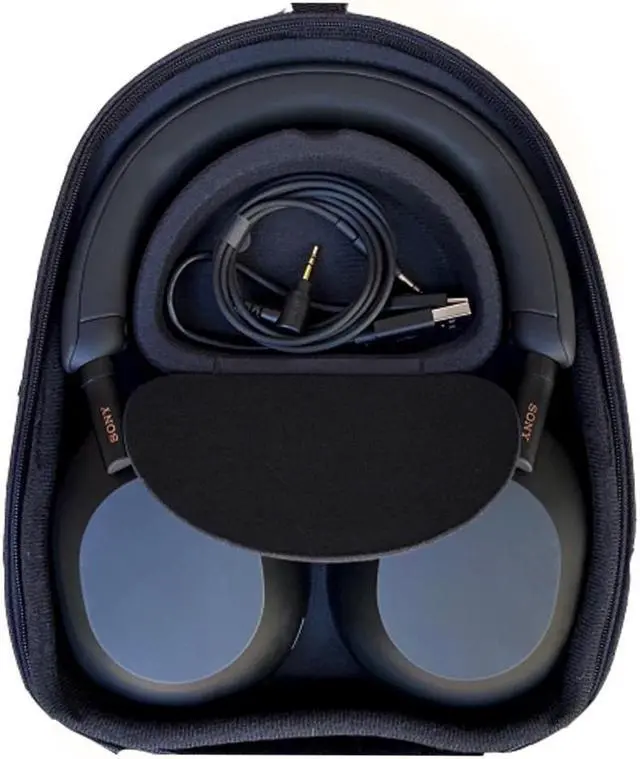 Alt view image 4 of 4 - Sony WH-1000XM5 Wireless Industry Leading Noise Canceling Headphones with Auto Noise Canceling Optimizer, Crystal Clear Hands-Free Calling, and Alexa Voice Control, Black