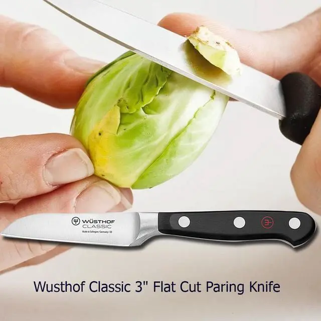 Alt view image 10 of 14 - Wusthof Classic 3 Inch Flat Cut Paring Knife