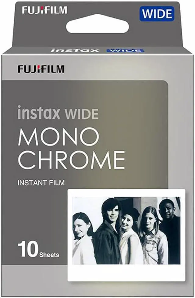 Alt view image 8 of 17 - Fujifilm Instax Wide Monochrome Film, White (16564101)