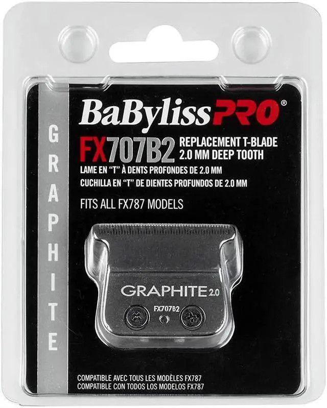 Alt view image 2 of 3 - BaByliss PRO Deep Tooth Graphite Replacement Blade BB-FX707B2