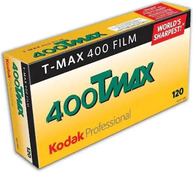 Alt view image 5 of 6 - Kodak 856 8214 Professional 400 Tmax Black and White Negative Film 120 (ISO 400) 5 Roll Pack