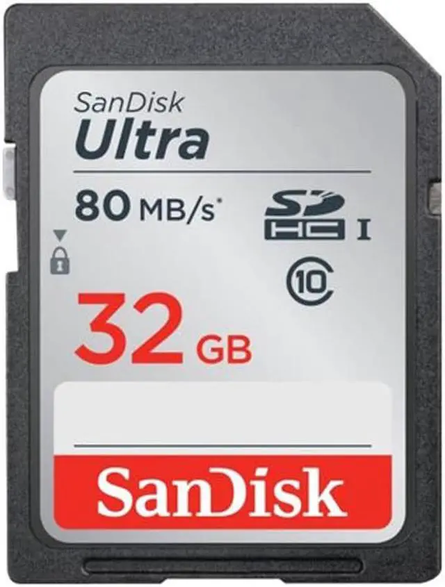 Alt view image 2 of 4 - 2x SanDisk 32GB Ultra SDHC UHS-I Memory Card with Memory Card Holder