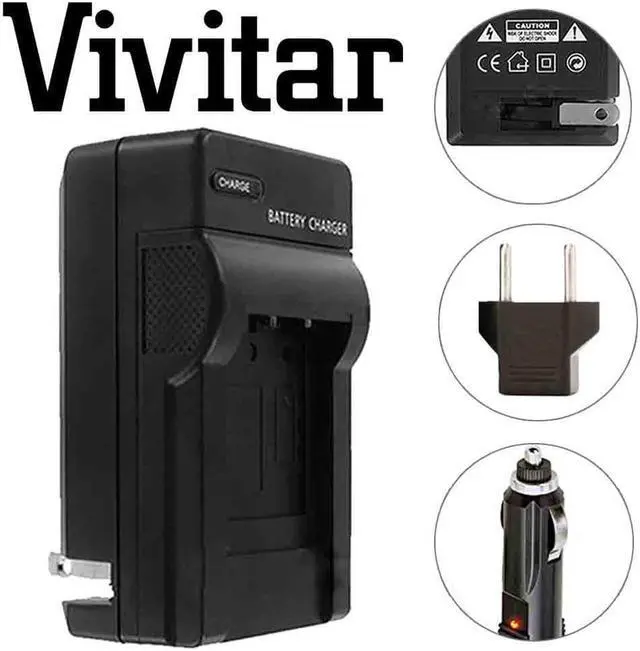 Main image of Vivitar LC-E6 Replacement Rapid Charger for Canon LP-E6 For 90D 80D 5D 6D 7D