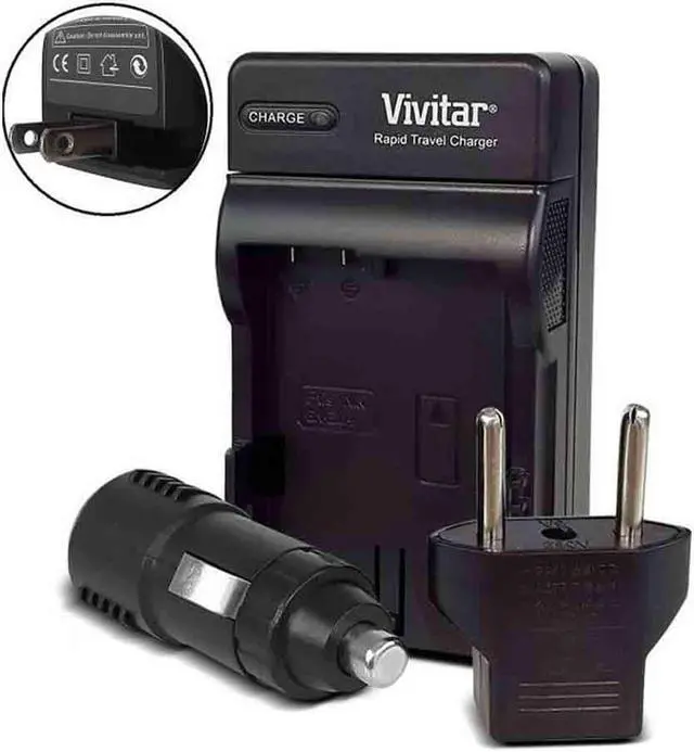 Alt view image 3 of 3 - Vivitar LC-E6 Replacement Rapid Charger for Canon LP-E6 For 90D 80D 5D 6D 7D