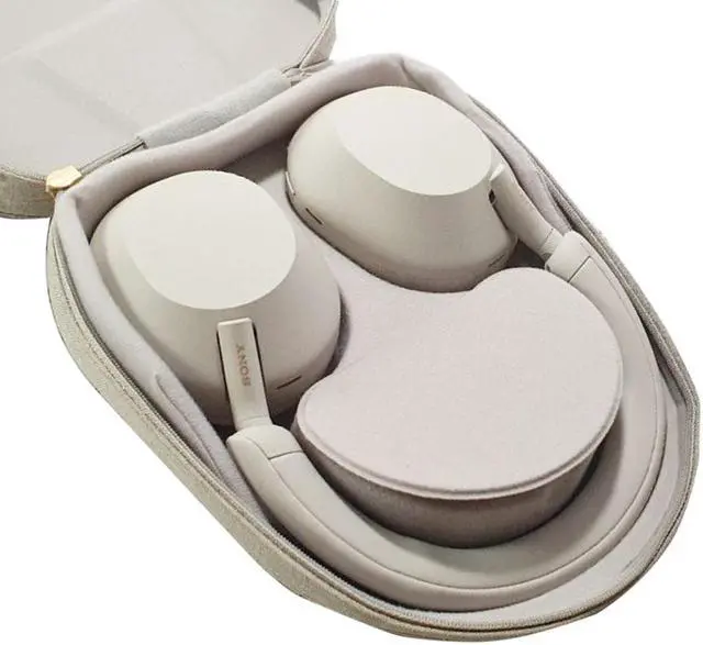 Alt view image 4 of 4 - Sony WH-1000XM5 Noise-Canceling Wireless Over-Ear Headphones (Silver)