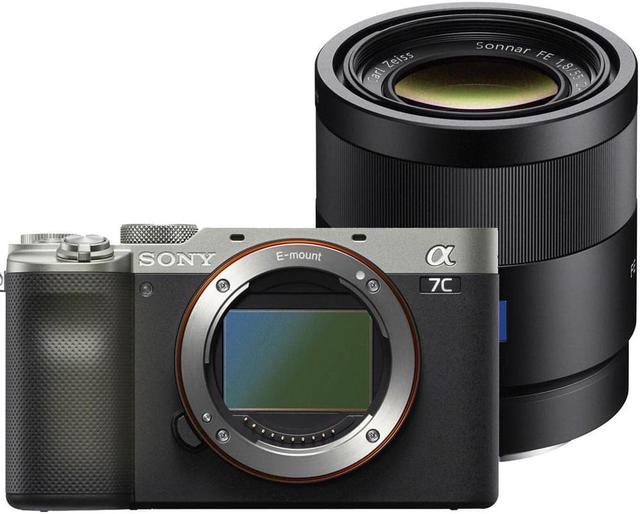 Sony Alpha 7C Full-Frame Compact Mirrorless Camera Kit - Silver